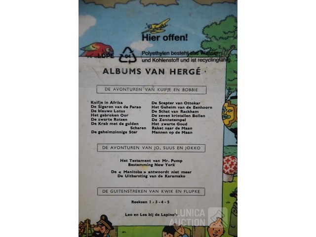 Verzameling stripboeken "avonturen van kuifje" - afbeelding 21 van  29