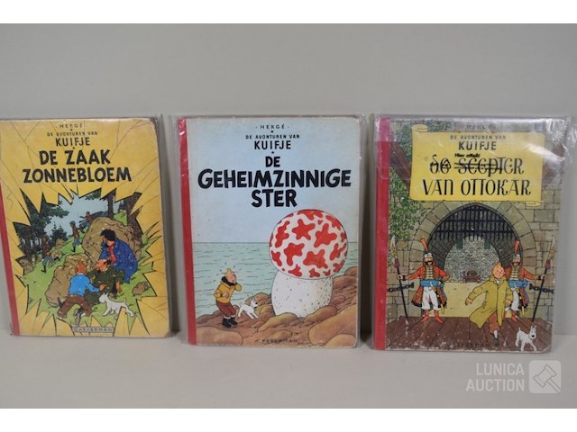 Verzameling stripboeken "avonturen van kuifje" - afbeelding 12 van  29