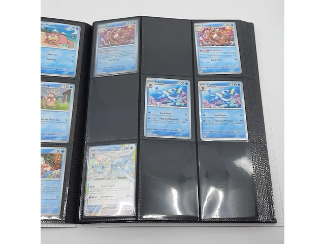 Verzamelmap met kaarten, pokémon, o.a. exeggcute pre en 001/131 - afbeelding 2 van  45