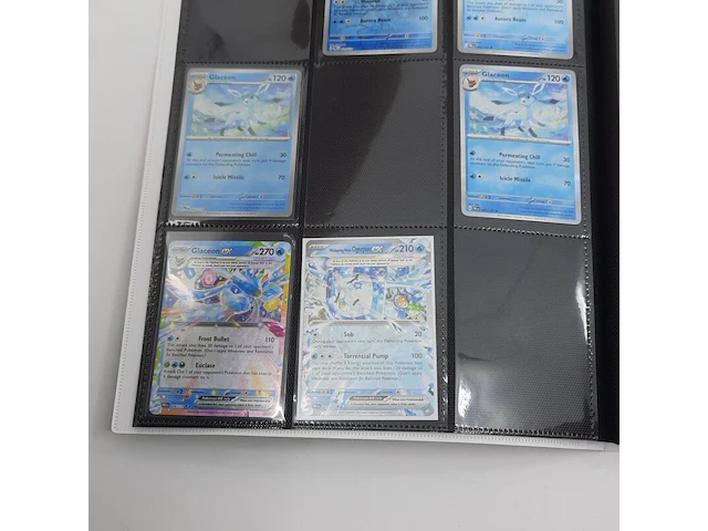 Verzamelmap met kaarten, pokémon, o.a. exeggcute pre en 001/131 - afbeelding 4 van  45