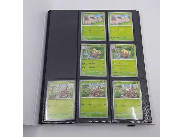 Verzamelmap met kaarten, pokémon, o.a. exeggcute pre en 001/131 - afbeelding 12 van  45