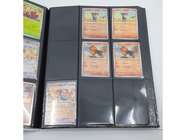 Verzamelmap met kaarten, pokémon, o.a. exeggcute pre en 001/131 - afbeelding 43 van  45