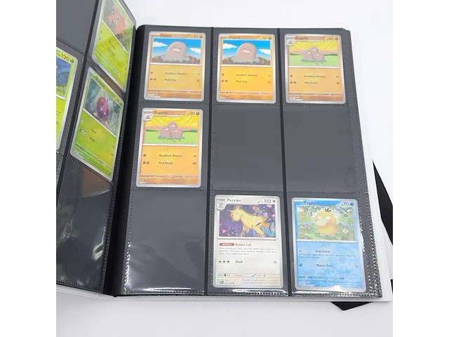 Verzamelmap met kaarten, pokémon, o.a. ivysaur mew en 002/165 - afbeelding 4 van  43