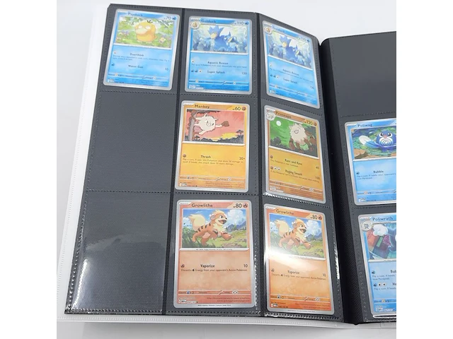 Verzamelmap met kaarten, pokémon, o.a. ivysaur mew en 002/165 - afbeelding 5 van  43
