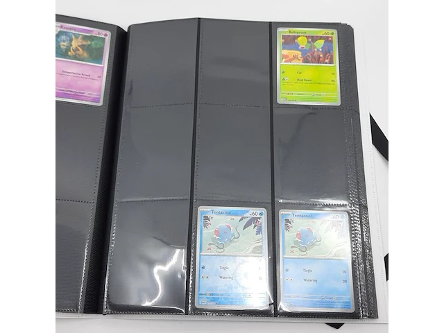 Verzamelmap met kaarten, pokémon, o.a. ivysaur mew en 002/165 - afbeelding 8 van  43