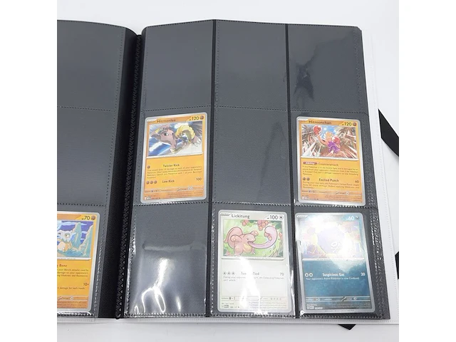 Verzamelmap met kaarten, pokémon, o.a. ivysaur mew en 002/165 - afbeelding 17 van  43