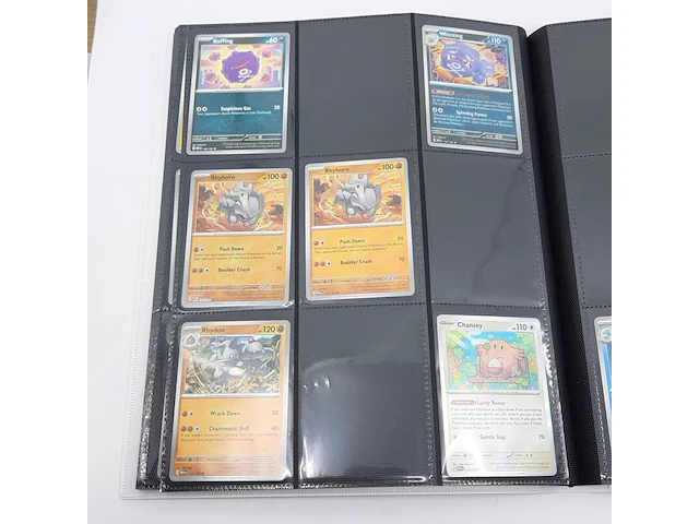 Verzamelmap met kaarten, pokémon, o.a. ivysaur mew en 002/165 - afbeelding 18 van  43