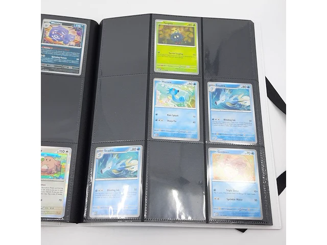 Verzamelmap met kaarten, pokémon, o.a. ivysaur mew en 002/165 - afbeelding 19 van  43