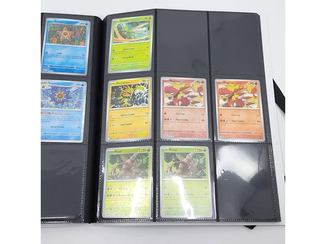 Verzamelmap met kaarten, pokémon, o.a. ivysaur mew en 002/165 - afbeelding 21 van  43
