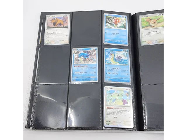 Verzamelmap met kaarten, pokémon, o.a. ivysaur mew en 002/165 - afbeelding 22 van  43