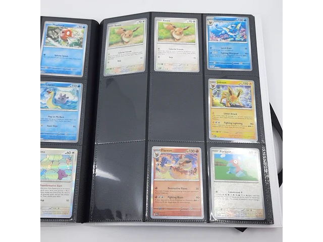 Verzamelmap met kaarten, pokémon, o.a. ivysaur mew en 002/165 - afbeelding 24 van  43
