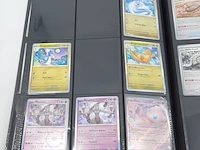 Verzamelmap met kaarten, pokémon, o.a. ivysaur mew en 002/165 - afbeelding 27 van  43