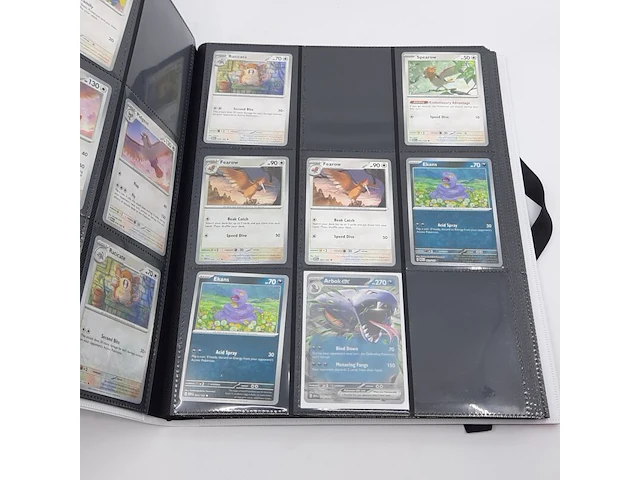 Verzamelmap met kaarten, pokémon, o.a. ivysaur mew en 002/165 - afbeelding 40 van  43