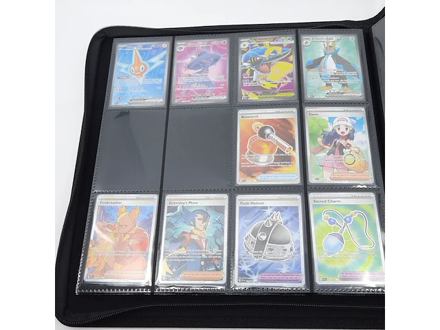 Verzamelmap met kaarten, pokémon, o.a. mega heracross ex pfl en 004/094 - afbeelding 11 van  21