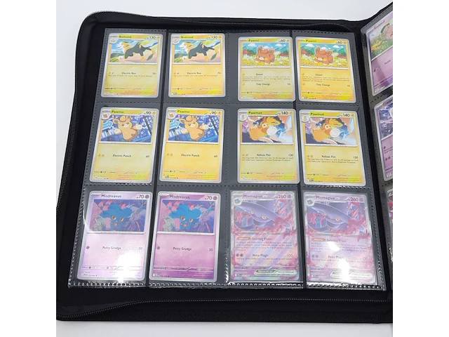 Verzamelmap met kaarten, pokémon, o.a. mega heracross ex pfl en 004/094 - afbeelding 19 van  21