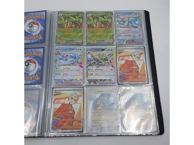Verzamelmap met kaarten, pokémon, o.a. misty's psyduck dri en 193/182 - afbeelding 3 van  22