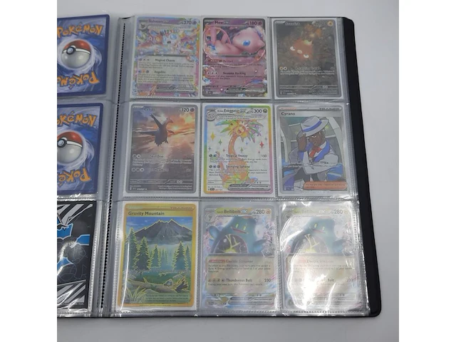 Verzamelmap met kaarten, pokémon, o.a. misty's psyduck dri en 193/182 - afbeelding 5 van  22