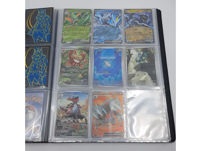 Verzamelmap met kaarten, pokémon, o.a. misty's psyduck dri en 193/182 - afbeelding 20 van  22
