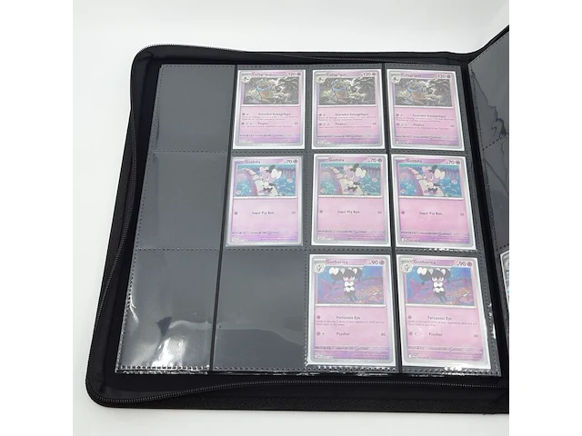 Verzamelmap met kaarten, pokémon, o.a. samurott whit en 023/086 - afbeelding 7 van  39
