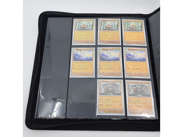 Verzamelmap met kaarten, pokémon, o.a. samurott whit en 023/086 - afbeelding 11 van  39
