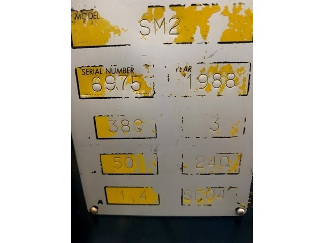 Verzenddozen tape sluiter, siat, sm2 50-240, grijs, 1988 - afbeelding 2 van  5