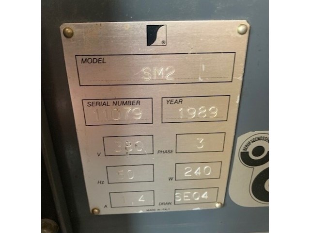 Verzenddozen tape sluiter siat, sm2 50-240, grijs, bouwjaar 1989 - afbeelding 2 van  5