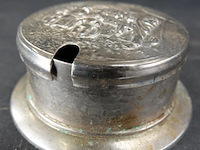 Verzilverd potje met deksel - afbeelding 5 van  5