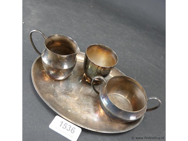 Verzilverd roomstel - afbeelding 2 van  5