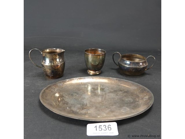 Verzilverd roomstel - afbeelding 3 van  5