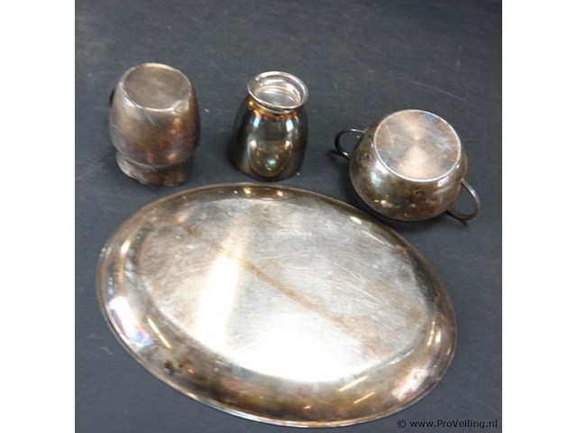 Verzilverd roomstel - afbeelding 5 van  5