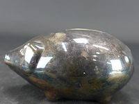 Verzilverd spaarvarken - afbeelding 2 van  5