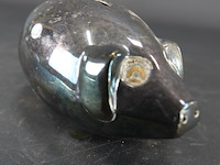 Verzilverd spaarvarken - afbeelding 4 van  5