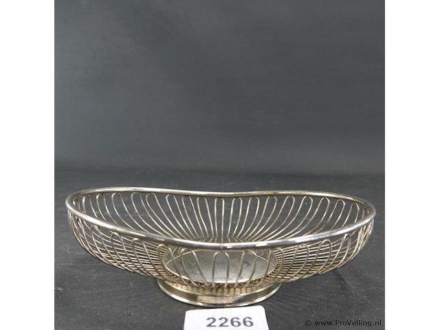 Verzilverde broodmand - afbeelding 2 van  5