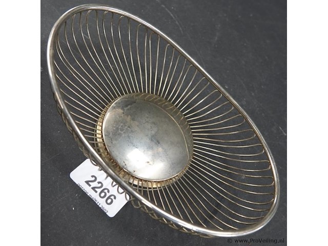 Verzilverde broodmand - afbeelding 3 van  5