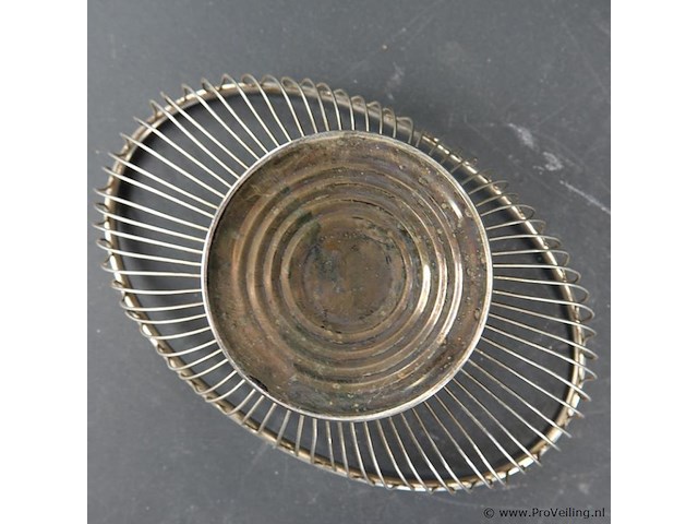 Verzilverde broodmand - afbeelding 5 van  5