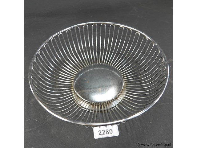 Verzilverde broodmand - afbeelding 3 van  5