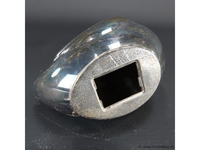 Verzilverde eend als spaarpot - afbeelding 5 van  5