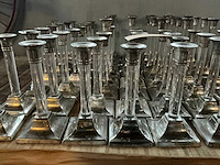 Verzilverde kaarsstandaard (55x) - afbeelding 3 van  5