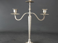 Verzilverde kandelaar - afbeelding 1 van  5