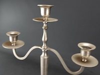 Verzilverde kandelaar - afbeelding 4 van  5