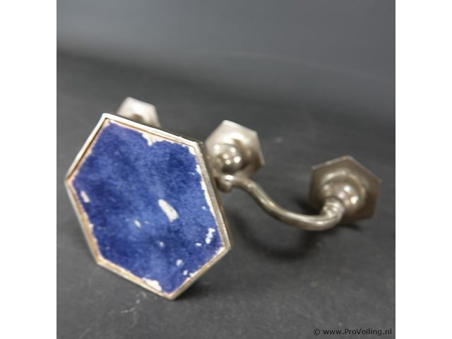 Verzilverde kandelaar - afbeelding 5 van  5