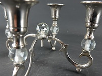 Verzilverde kandelaar - afbeelding 4 van  5