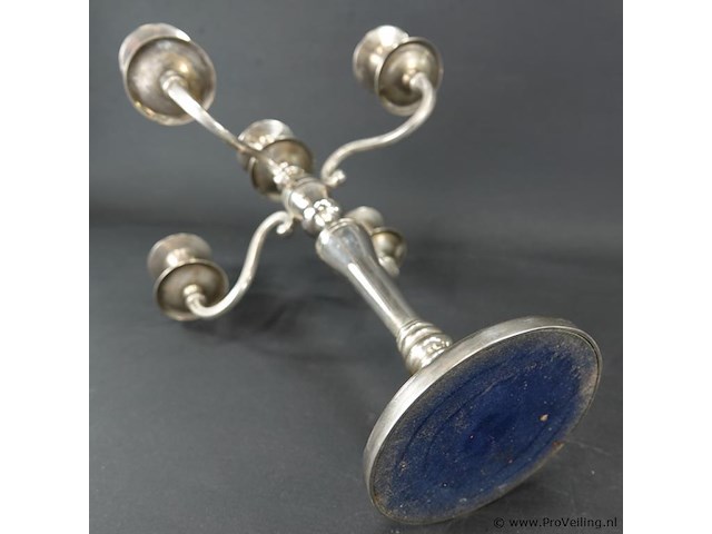 Verzilverde kandelaber - afbeelding 5 van  5