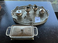 Verzilverde koffieset - afbeelding 1 van  5