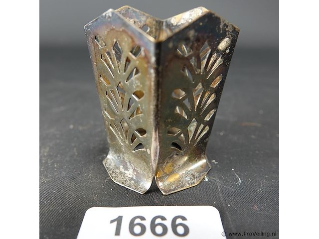 Verzilverde maggifles houder - afbeelding 1 van  5