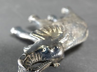 Verzilverde olifant - afbeelding 4 van  5