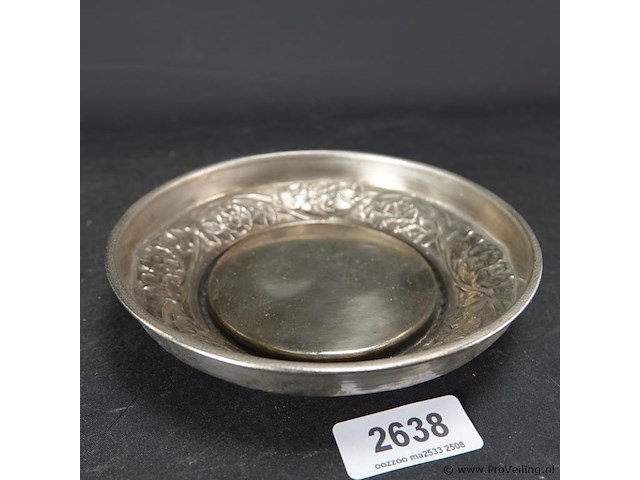 Verzilverde schaal - afbeelding 1 van  5
