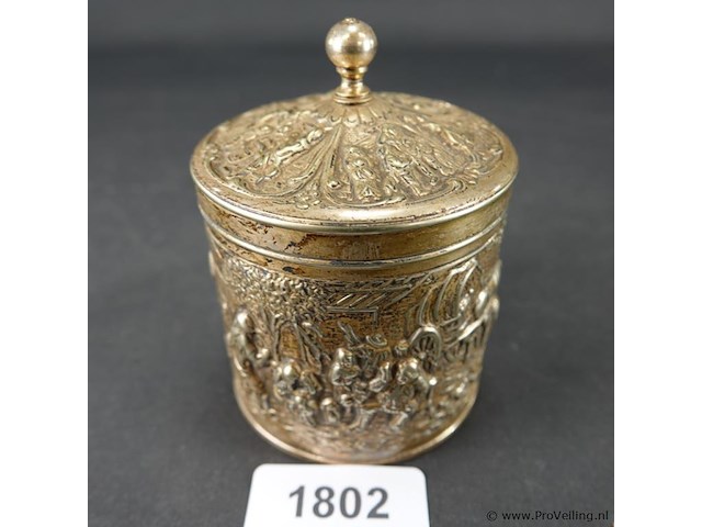 Verzilverde suikerbus - afbeelding 1 van  5