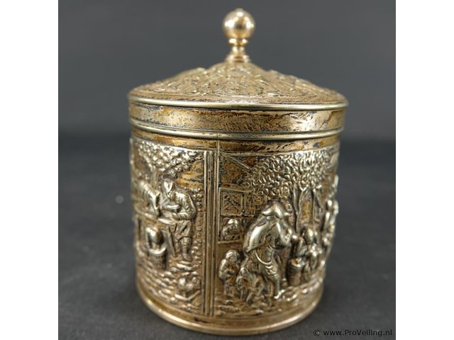 Verzilverde suikerbus - afbeelding 2 van  5