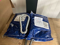 Verzinkte karabijnhaak 180x14mm (20x) - afbeelding 3 van  4